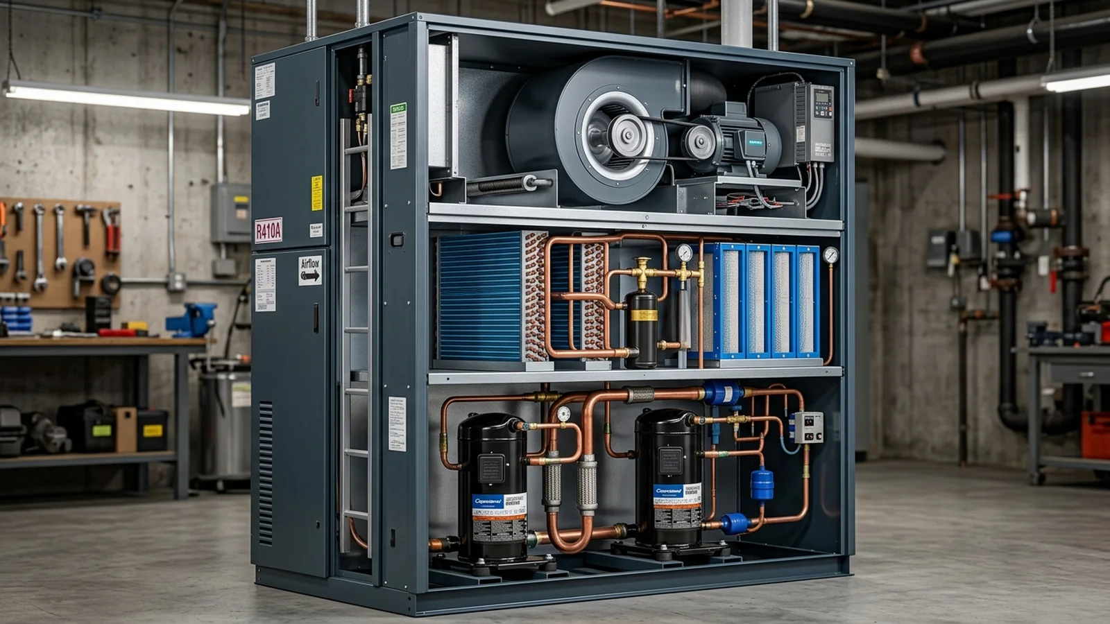 24 Ton High-Static Commercial HVAC Cabinet (FD-HVAC-024)