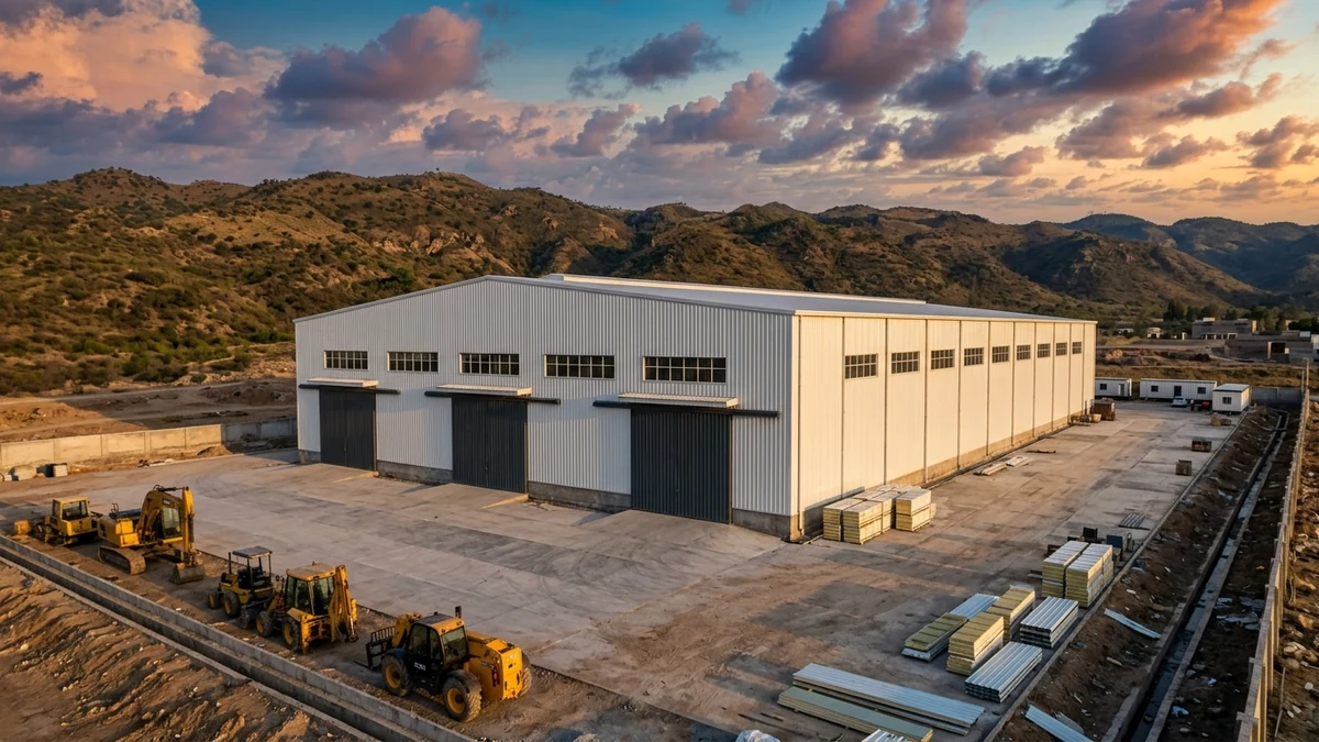 GB Strategic Wheat Reserve Warehouse 35,000 MT capacity industrial steel building